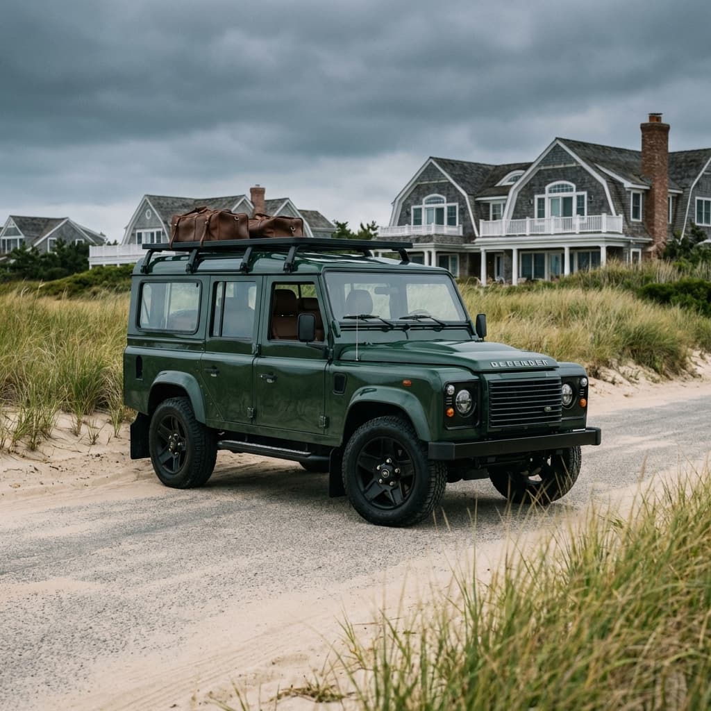 Land Rover Defender in The Hamptons