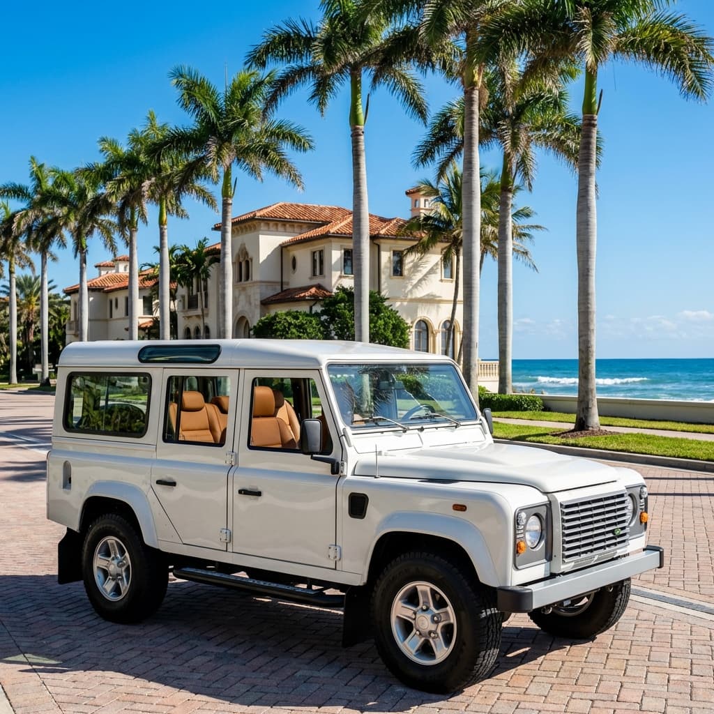 Land Rover Defender in Palm Beach