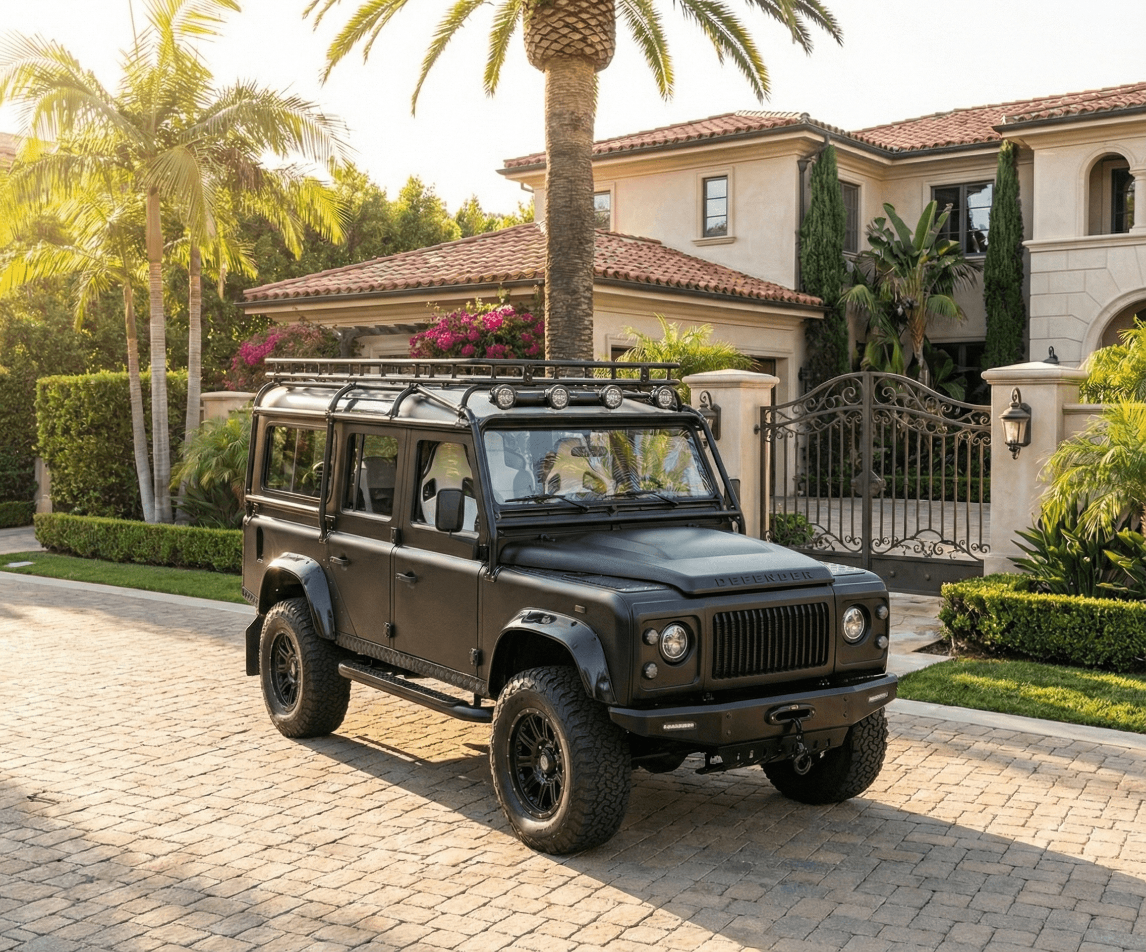 Land Rover Defender in Beverly Hills