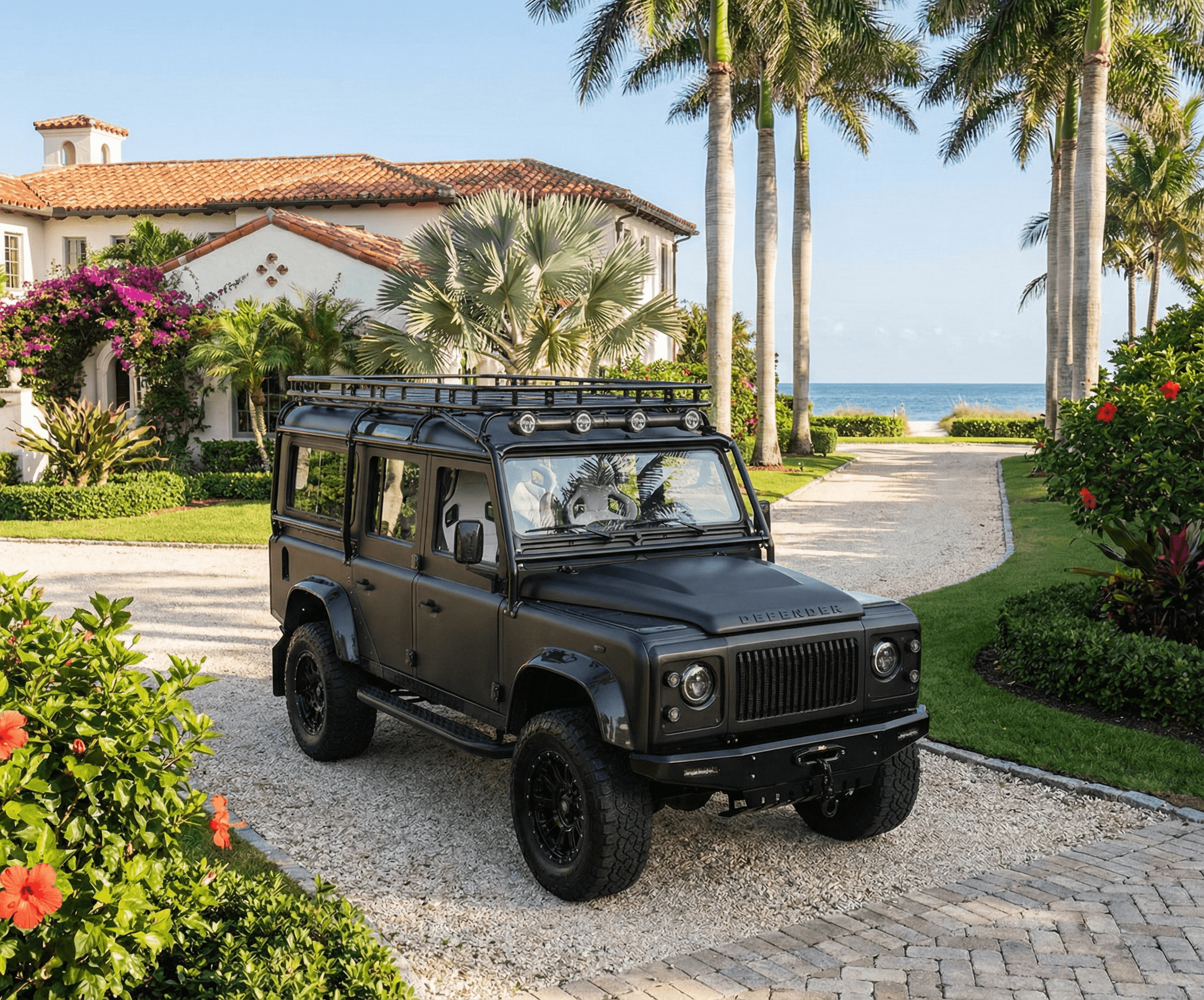 Land Rover Defender in Palm Beach