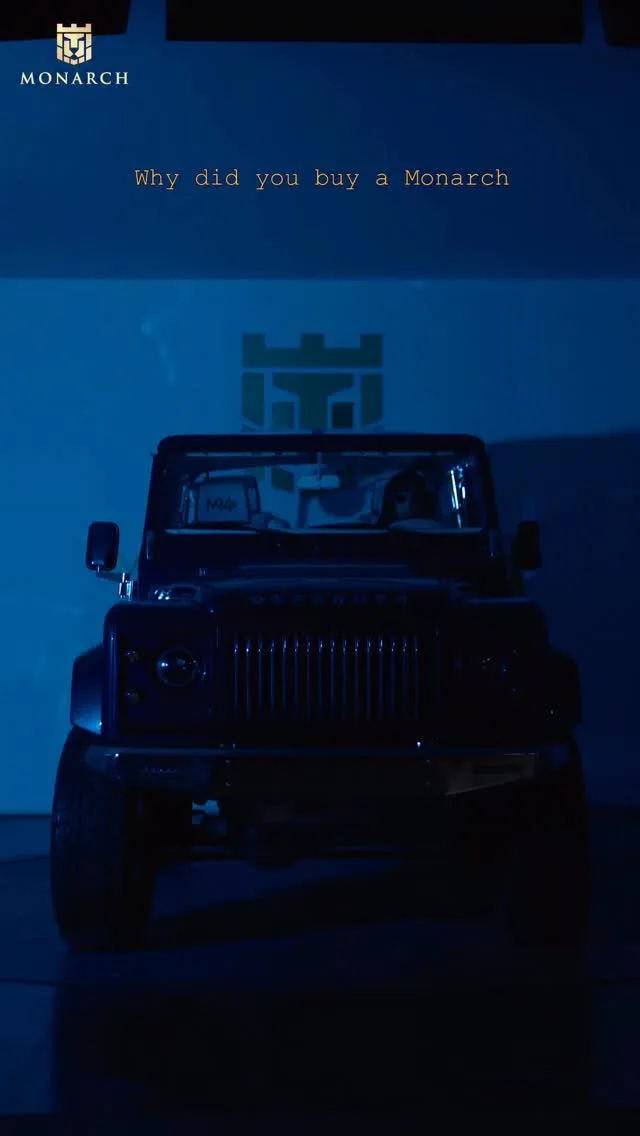 Monarch Defender builds bespoke luxury Land Rover Defenders with modern performance, handcrafted interiors, and timeless design. More than a vehicle, a statement.

#MonarchDefender #LuxuryDefender #LandRoverDefender #CustomDefender #BespokeDefender #LuxurySUV #DefenderBuild #Custom4x4 #LuxuryCars #CarCollectors #DreamGarage #ExoticSUV #Restomod #Classic4x4 #LuxuryLifestyle